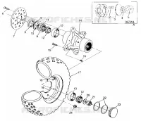 ROUE AVANT SWEDISH 4x4 400L S948140 (4926912691B006)