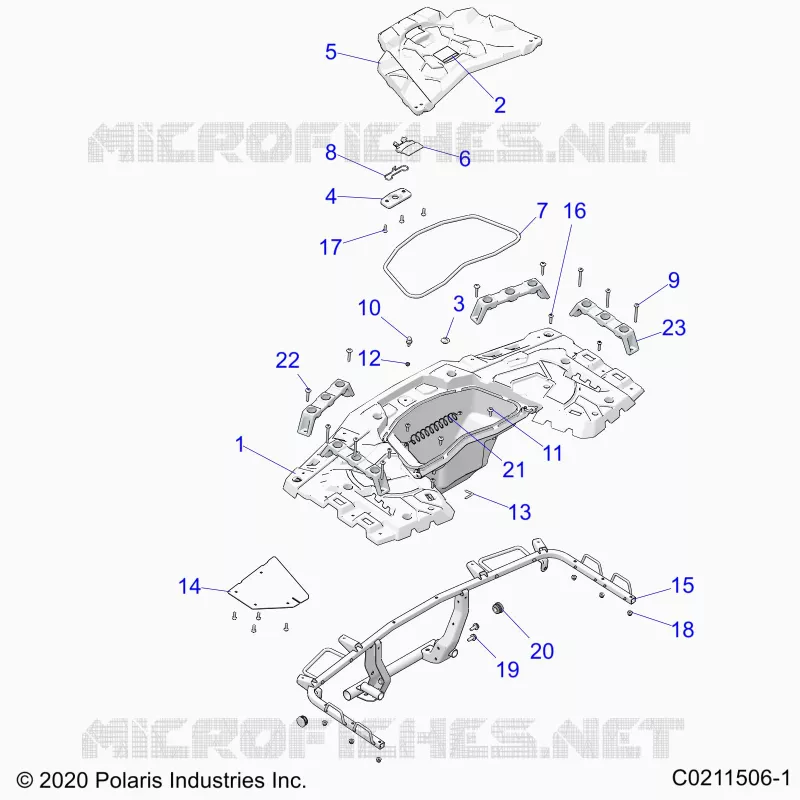CARROSSERIE ARRIERE RACK