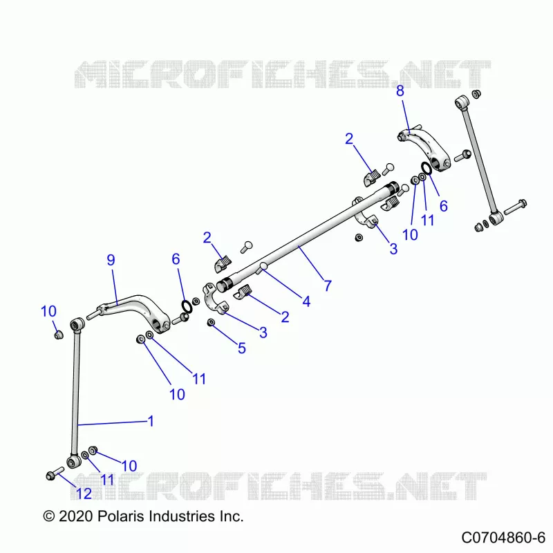SUSPENSION, REAR BARRE STABILISATRICE