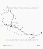 REFROIDISSEMENT ROUTING ENGINE