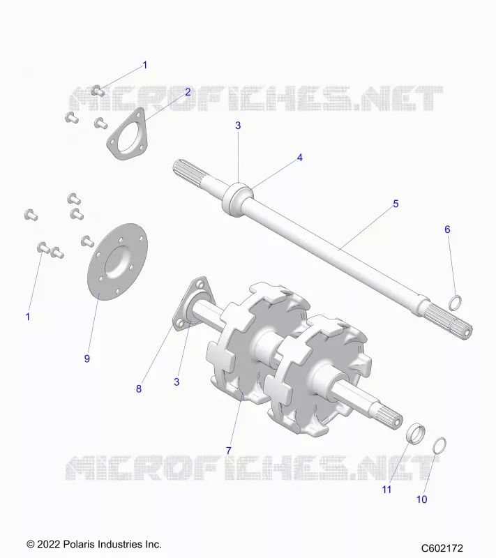DRIVE TRAIN, JACKSHAFT AND ARBRE DE TRANSMISSION