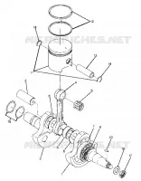 VILEBREQUIN AND PISTON ASSEMBLY (4917741774037A)