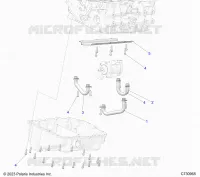 MOTEUR, OIL TUBES