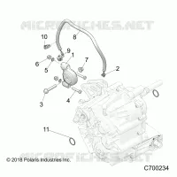 DRIVE TRAIN, MAIN SUPPORT PONT