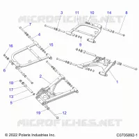 SUSPENSION ARRIERE CONTROL ARMS