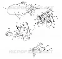 ELECTRICITE/FEU ARRIERE SCRAMBLER W967840 (4935823582C007)