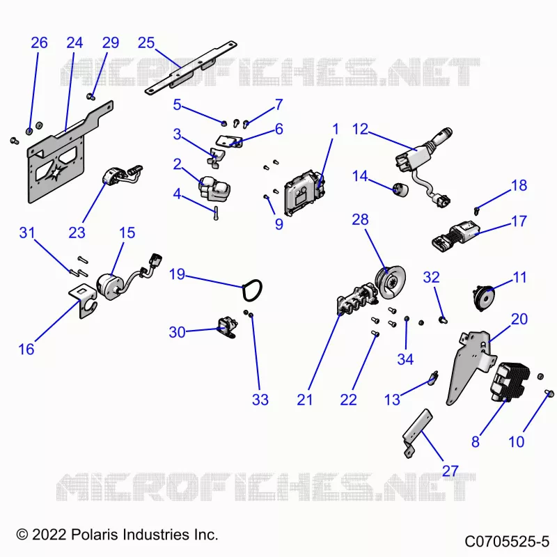 ELECTRICITE, WIRE HARNESS, COMPONENTS, AND LICENSE PLATE