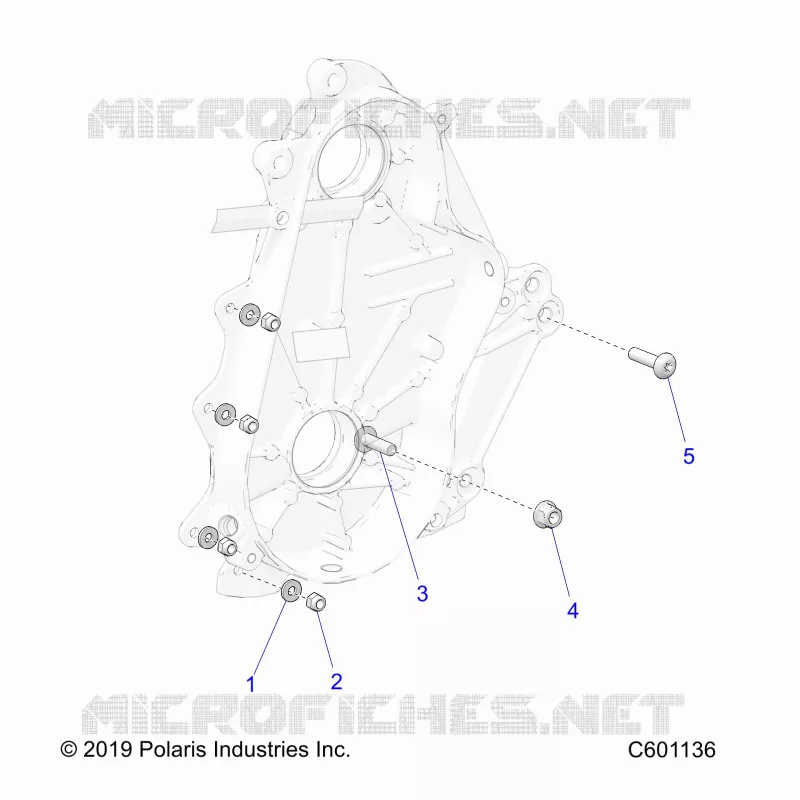 SYSTÃˆME DE TRANSMISSION, CHAINCASE MOUNTING