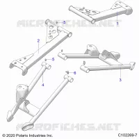 SUSPENSION ARRIERE CONTROL ARMS