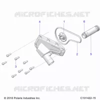 MOTEUR, WATERPUMP IMPELLER AND COVER