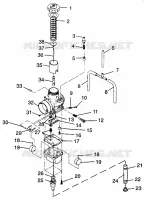 CARBURATEUR ULTRA SPX 0975678, ULTRA SPX SE H975678 AND EUROPEAN ULTRA SPX S (4939533953D001)