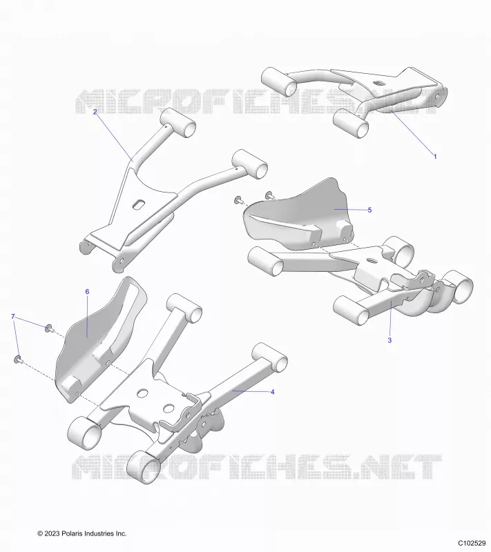 SUSPENSION ARRIERE CONTROL ARMS