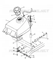 CARBURANT TANK Magnum 2X4 W967544 (4936033603A011)