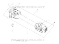 DRIVE TRAIN, ARBRE DE TRANSMISSION, REAR