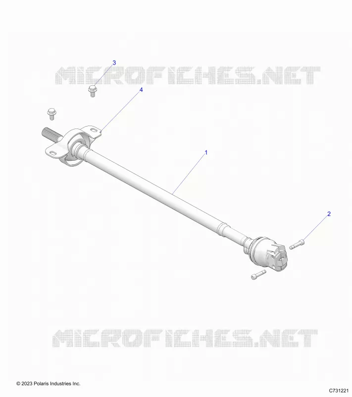 SYSTÃˆME DE TRANSMISSION, FRONT PROP SHAFT
