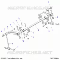 SUSPENSION, FRONT BARRE STABILISATRICE