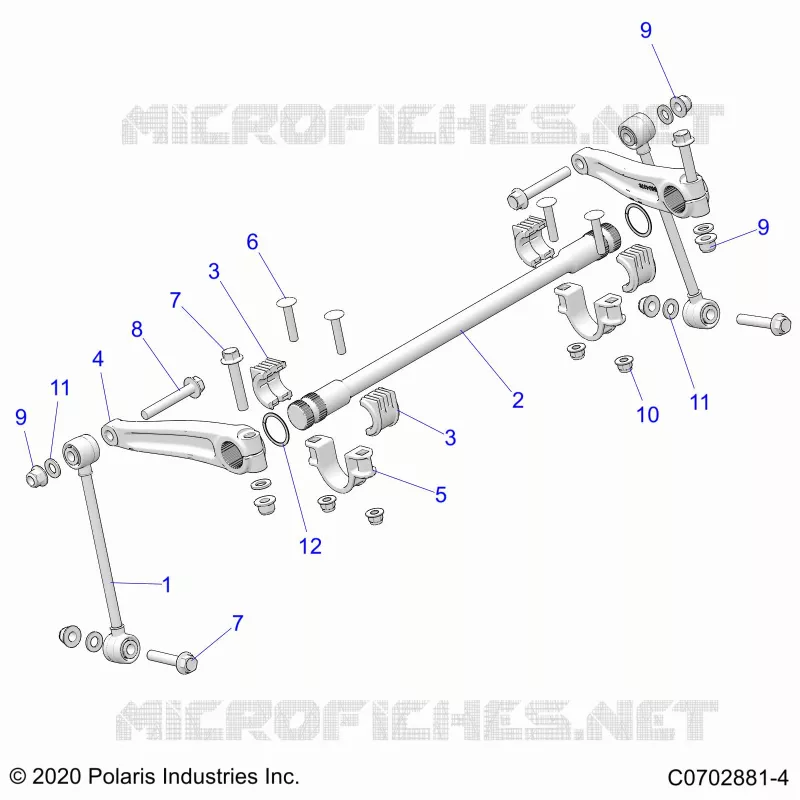 SUSPENSION, FRONT BARRE STABILISATRICE