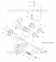 MOTEUR, OIL SYSTEM and POMPE A HUILE