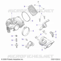 ENGINE, CORPS DE PAPILON AND FUEL RAIL