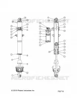 SUSPENSION, AMORTISSEUR AVANT INTERNALS