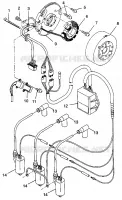 STATOR 600 XCR 0975677, 600 XCR SE H975677 and EUROPEAN 600 XCR SE E975677 (4937963796D002)