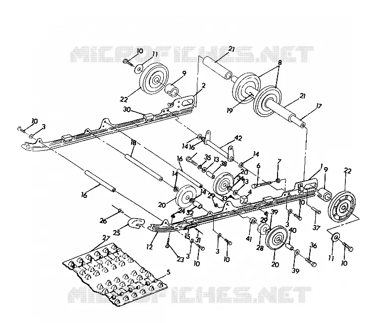 SUSPENSION 500 SPX (4922552255023A)