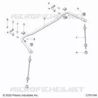 SUSPENSION, REAR BARRE STABILISATRICE