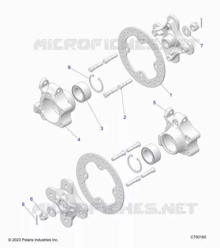 SUSPENSION, PORTE BAGAGES ARRIERE AND HUB