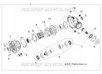 SYSTÈME DE TRANSMISSION, FRONT PONT INTERNALS 1332842