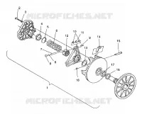 EMBRAYAGE DE TRANSMISSION ASSEMBLY XLT/0930767,XLT SP/0930667    XLT SKS/0930567 (4923012301026A)