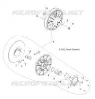 SYSTÈME DE TRANSMISSION, SECONDARY CLUTCH