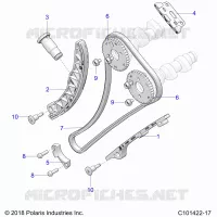 CHAINE DE DISTRIBUTION AND SPROCKET
