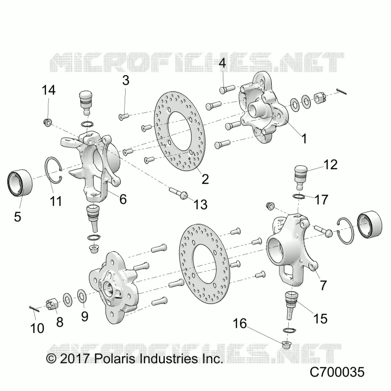 SUSPENSION AVANT HUB