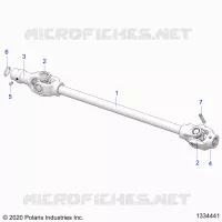 SYSTÃˆME DE TRANSMISSION, FRONT PROP SHAFT