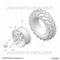 ROUES, FRONT TIRE