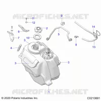 SYSTÃˆME D'ALIMENTATION, FUEL TANK ASM.