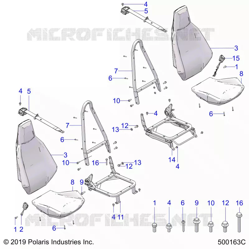 SIEGE AND SEAT BELT MOUNTING