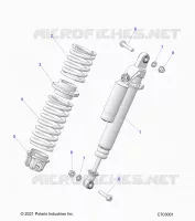 SUSPENSION, AMORTISSEUR AVANT MOUNTING