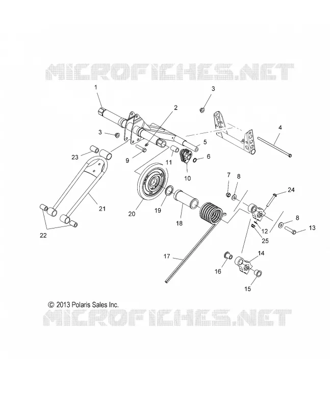SUSPENSION, BRAS DE SUSPENSION ARRIERE