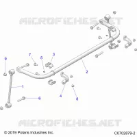 SUSPENSION, REAR BARRE STABILISATRICE