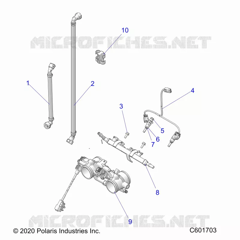 SYSTÃˆME D'ALIMENTATION, RAIL, LINES AND THROTTLE BODY