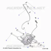 SYSTÃˆME DE TRANSMISSION, FRONT GEARCASE MOUNTING