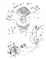 CRANKCASE AND CYLINDRE (4913511351038A)