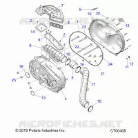 DRIVE TRAIN, COUVERCLE D'EMBRAYAGE AND DUCTING