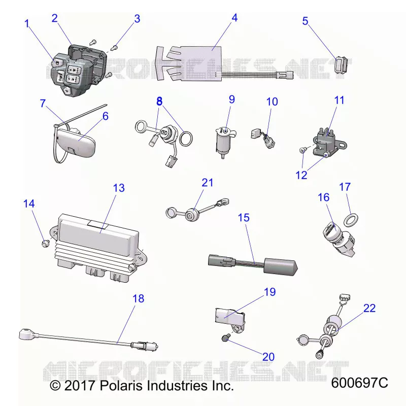 ELECTRICITE, SWITCHES, SENSORS AND COMPONENTS