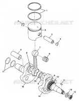 VILEBREQUIN AND PISTON TRAIL BOSS W98AA25C (4945314531C008)