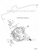 SYSTÈME DE TRANSMISSION, MAIN GEARCASE MOUNTING- Z18VHA57B2 (701249)