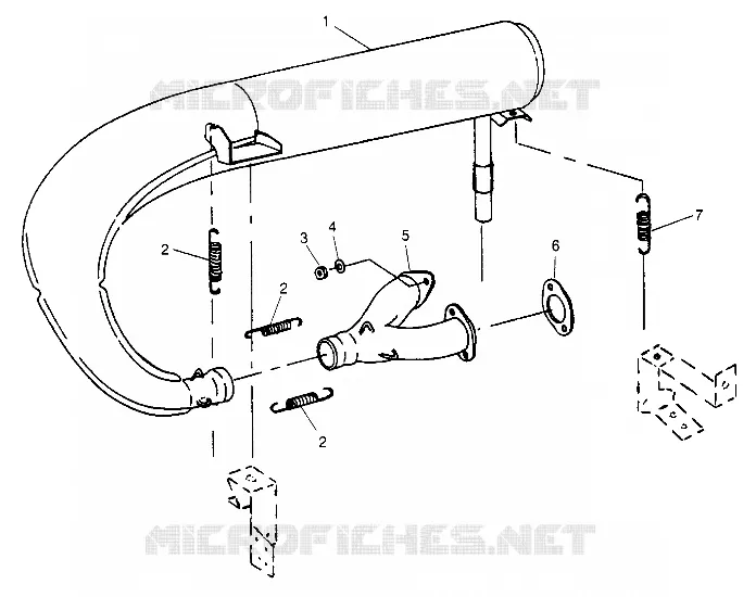 ECHAPPEMENT 500 CARB 0952764 (4929192919C002)
