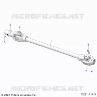 SYSTÃˆME DE TRANSMISSION, FRONT PROP SHAFT