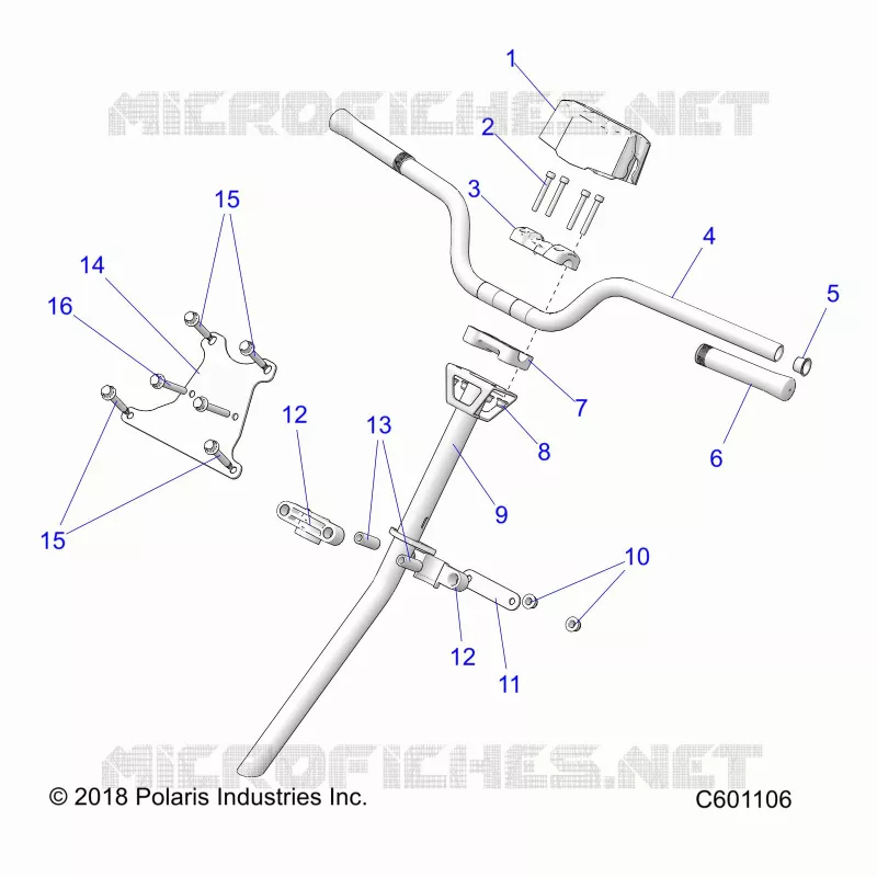 DIRECTION, H-BAR, DIRECTION POST, GRIPS